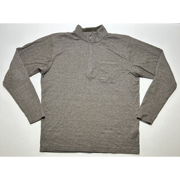 Ariat Rebar Foundation 1/4 Zip Long Sleeve Shirt Blue Men's Size Large Casual - Picture 1 of 8